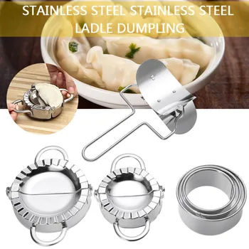 

6pcs/set Ravioli Dumpling Maker Set Dumpling Skin Press Mold Cutter Tools Dough Presser Wraper Kitchen Pastry Cooking Tools