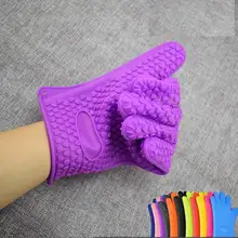 100 шт, термостойкие силиконовые перчатки для микроволновой печи, держатель для посуды для духовки, выпечки, барбекю, для приготовления пищи, нескользящий инструмент