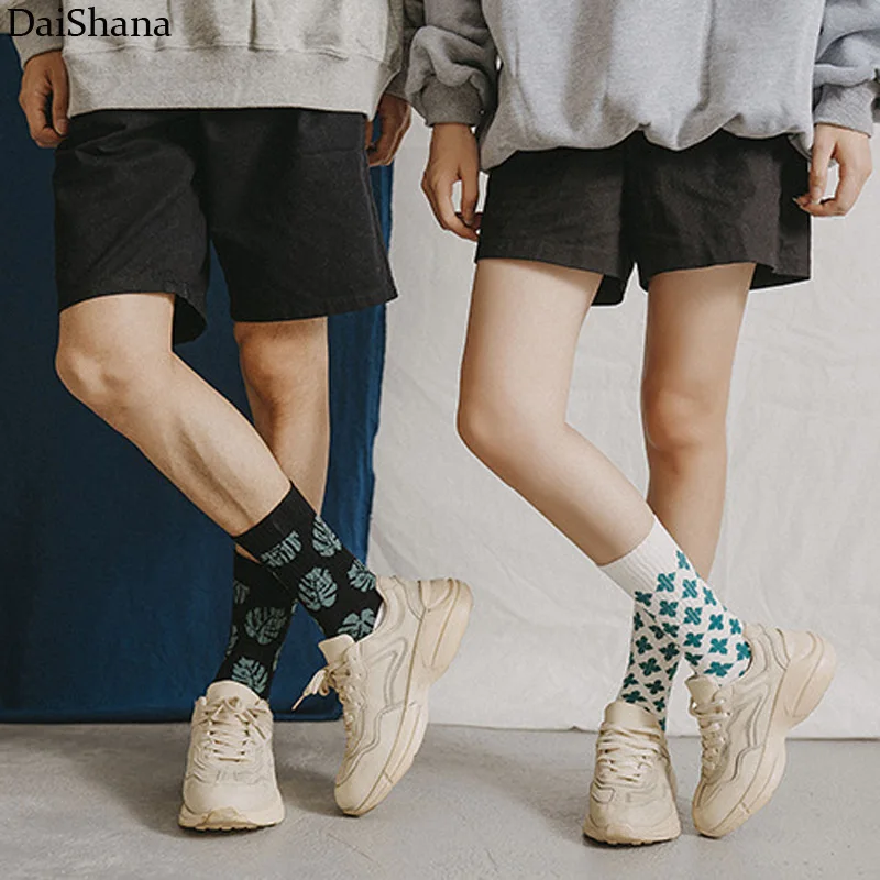 3Pairs New Fashion Unisex Sock Harajuku Korean Style Cotton Women Socks Skateboard Happy Crew Tide socks Meias Mujer EU36-44 37 Heabf0ba564594228915584b40ef997c16