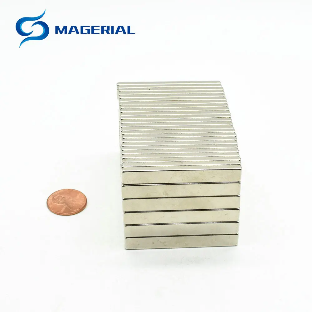 N40UH NdFeB Блок 50x7x3 мм высокая температура 180 C магнит Неодимовый генератор Двигатель редкоземельных Постоянный Неодимовый бар 100 шт