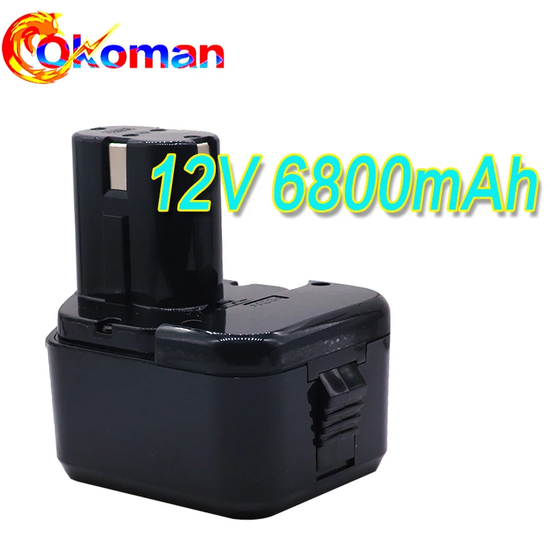 Высококачественный аккумулятор 6800 мАч 12 В 4 8 Ач для Hitachi EB1214S EB1220BL EB1212S WR12DMR CD4D DH15DV