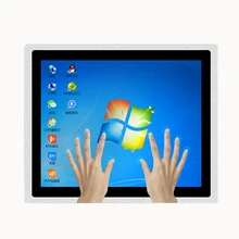 15 inç endüstriyel dokunmatik ekran bilgisayar çekirdek i5/i7 4G bellek 32G SSD gömülü kapasitif WIFI ile su geçirmez hepsi bir pc