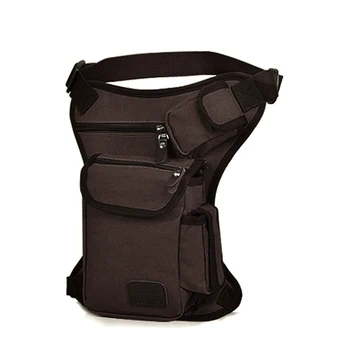 

Men Waist Bag Canvas Drop Leg Bag Fanny Pack Belt Hip Military Travel Multi-purpose Sports Outdoor Messenger Shoulder Bags