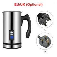 3 функции Электрический вспениватель молока Пароварка для молока кувшин для молока в виде молочной нагревателя с плотностью пены для латте капучино горячий шоколад