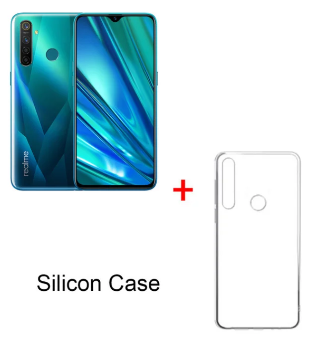 REALME 5 pro 6,3 ''8G 128GB смартфон Android P Восьмиядерный 4035 мАч 48+ 16 Мп двойной Камера VOOC Быстрая зарядка 3,0 мобильный телефон - Цвет: Green N Case
