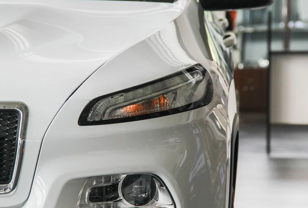 Для Jeep Cherokee фары автомобиля фары прозрачные линзы автомобильный брелок крышка