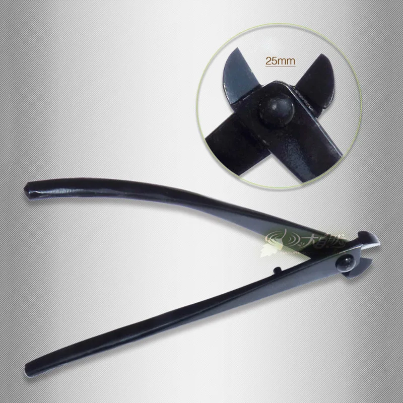 205 мм Профессиональный круглый край вогнутой ручки филиал резак садовые Бонсай инструменты секатор ножницы резак нож