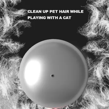 

Cat Dog Chasing Toy Electric Sweeping Robot Pet Hair Sucker Cleaner Removal Tool Kitten Puppy Interactive Supplies
