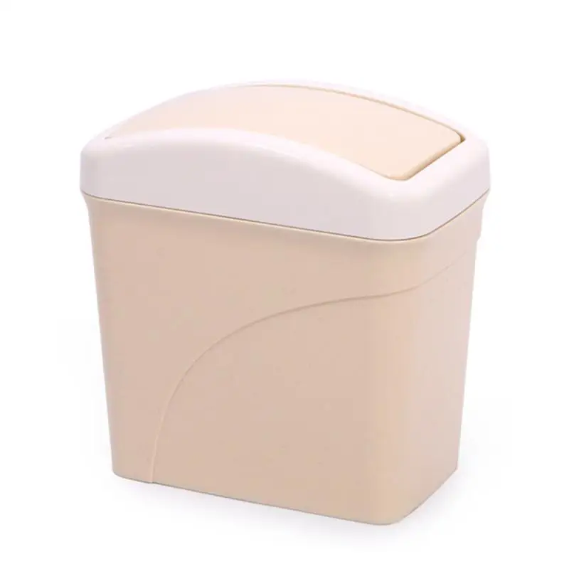 Мини Настольный ящик для хранения офисный домашний автомобильный мусорный ящик для мусора Чехол-держатель - Color: 5 L