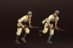Figurine modèle GK 1/35 résine, 2 figurines, kit non assemblé et non peint 