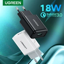 Ugreen — Chargeur mural USB, QC 3.0, 18 W, charge rapide, pour téléphone, Samsung S10, Huawei, Xiaomi, iPhone