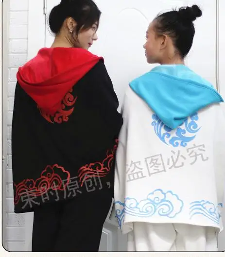 Аниме Grandmaster of Demonic культивирование Lan Wangji Wei Wuxian BL Косплей костюмы плащ пальто накидка наряд Mo Dao Zhi Shi