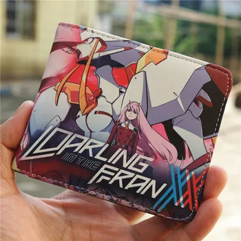 

DitF DARLING in the FRANXX Zero Two Coin PU Leather Wallet Purse Bag Holder Layer Cool Hot
