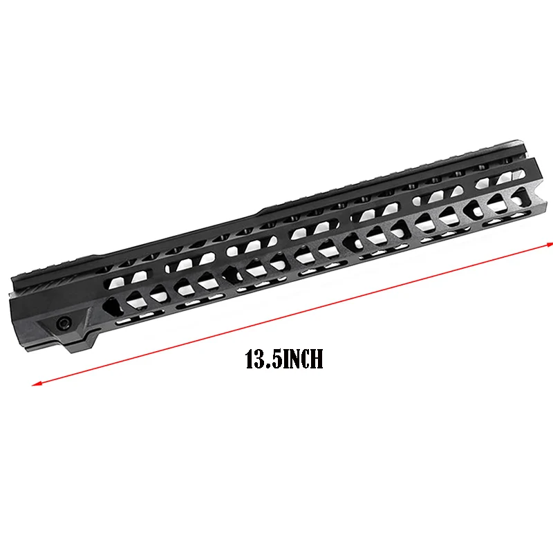 13.5inch Totrait Тактический 7/10/12/13,5 дюймов поплавок Keymod Handguard Пикатинни страйкбол 15 M4 Handguard карабин квадратный Mout huntig - Цвет: 13.5inch