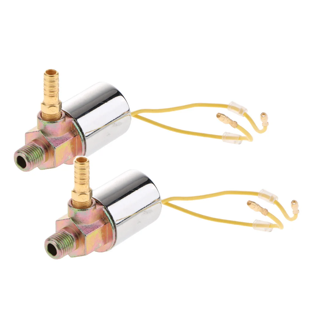 2 Pieces 12V 1/4 Inch Electromagnetic Electric Horn Air Valve For Car Truck Train Auto Valve Solenoid Air Horn