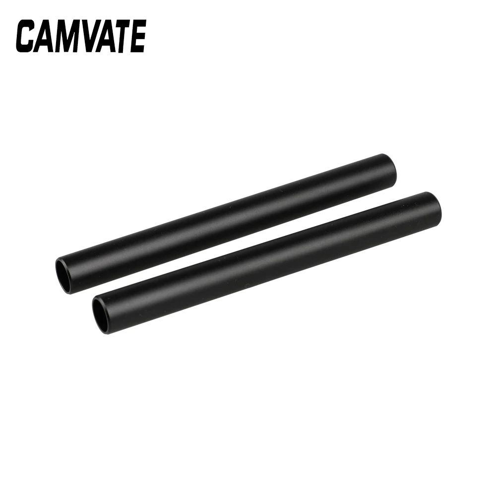 CAMVATE 15 мм стержень алюминиевая анодированная труба M12 длина 150 (2 трубы)