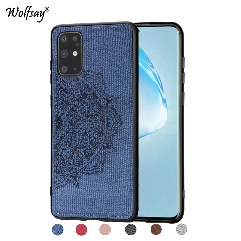 

For Samsung Galaxy S20 Plus Case Silicone Cloth Texture Hard Phone Case For Samsung Galaxy S20 Plus Cover For Samsung S20 Plus
