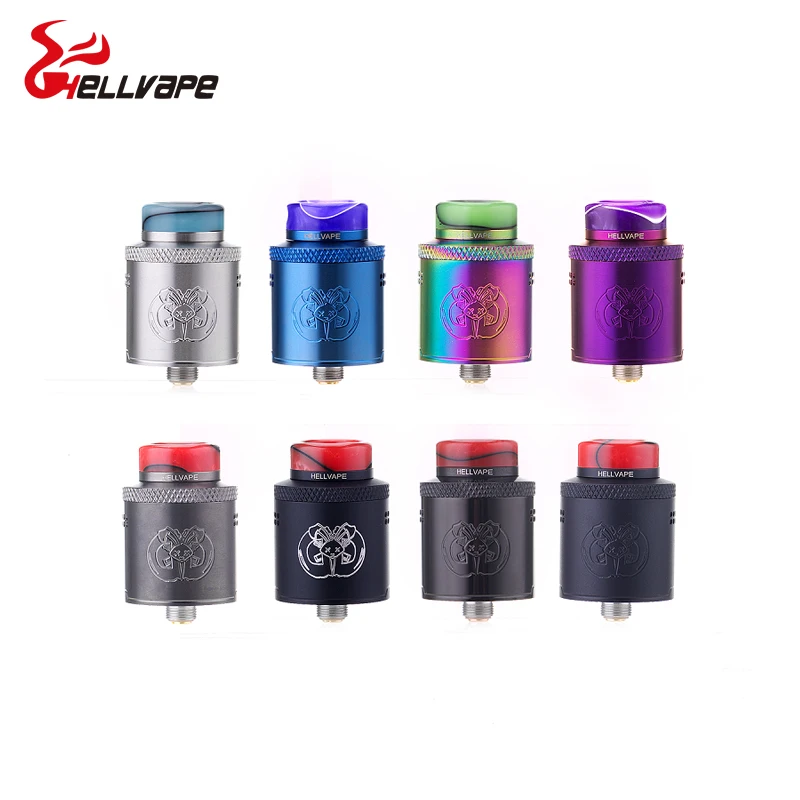 Электронные сигареты Hellvape Drop Dead 24 мм RDA со смолой Driptip Одиночная/двойная катушка