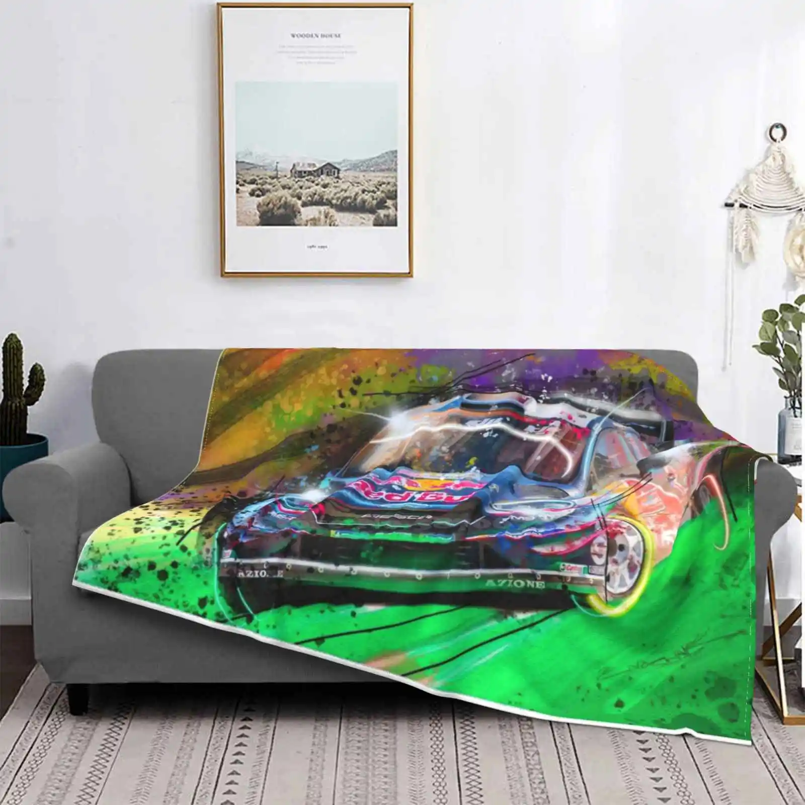 Wrc Fiesta Graffiti Artwork Camera Più Venduta Coperta Di Flanella Per Uso Domestico Wrc World Rally Rallye Monte Carlo Fiesta Wrc Rally Art