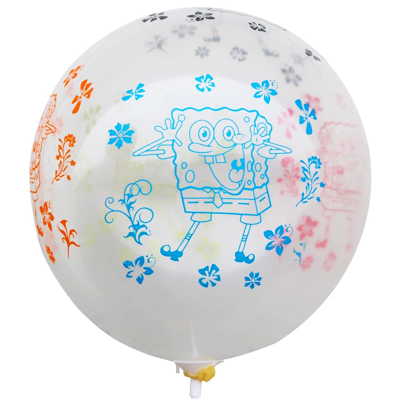 Прозрачные воздушные шары с принтом 30 шт/50 шт/100 шт Детские игрушки с днем рождения воздушные шары круглые шары латексные шары