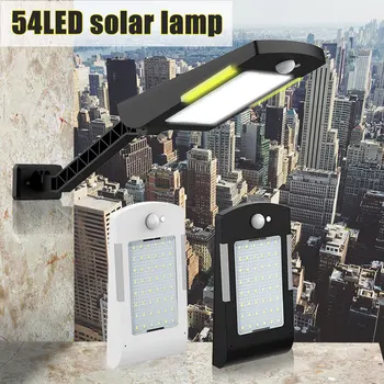 

54 LED Wireless Solar Lamp With Three Modes Outdoor Waterproof Solar Light Security Lighting For House Wall Street Yard Garden