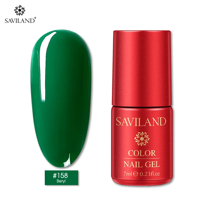 SAVILAND 126 Colors New Arrival Semi Permanent Top Coat UV LED Gel Varnish Soak Off Nail Art Gel Lacquer Gel Nail Polish - Цвет: PT158