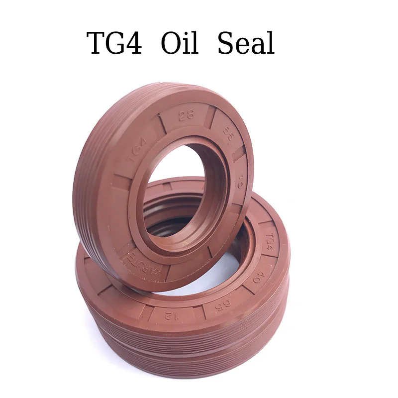 

Rubber Oil Seal Fluorine Rubber Framework Brown FKM Gasket High Temperature Resistant Seals ID 18mm