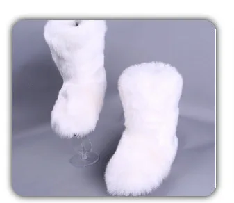 [DEAT] Round Toe Fur Spliced Personality Casual Velvet Shoes Women Short Snow Boots New Spring Autumn Fashion Tide 10E216