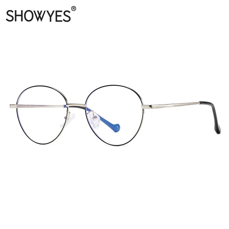 SHOWYES синий светильник блокирующие очки женские большие размеры Круглые