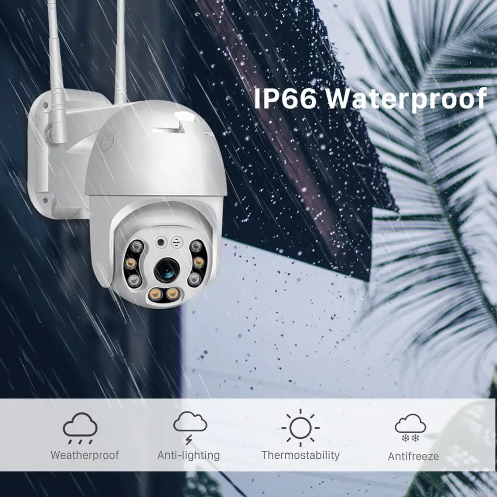 Камера Наружного видеонаблюдения BESDER 1080p Wi Fi PTZ|Камеры видеонаблюдения| |