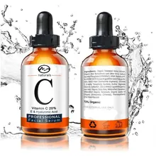 Минч 10 мл Витамин С Сыворотка для лица натуральный органический увлажненитель с гиалуроновой кислотой антивозрастной витамины для лица Уход за кожей эфирное масло
