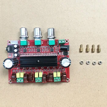 

DC12-24V Amplifier Board TPA3116D2 Speaker 80Wx2+100W 2.1 Subwoofer 4-8 Ohm Mini Module Digital Audio Power Amplificador