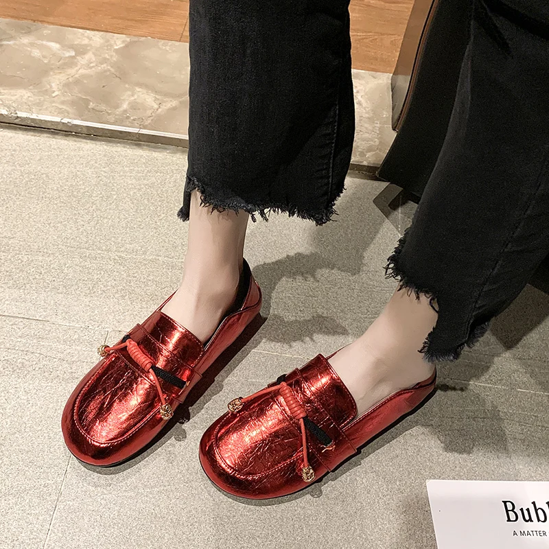 Chaussures femme; Новинка; весенняя обувь на плоской подошве; женские лоферы; удобные мягкие лоферы; женская повседневная обувь; zapatos mujer