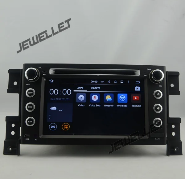 Четырехъядерный Android 9,0 автомобильный DVD gps Радио Навигация для Suzuki Grand Vitara nomate 2005