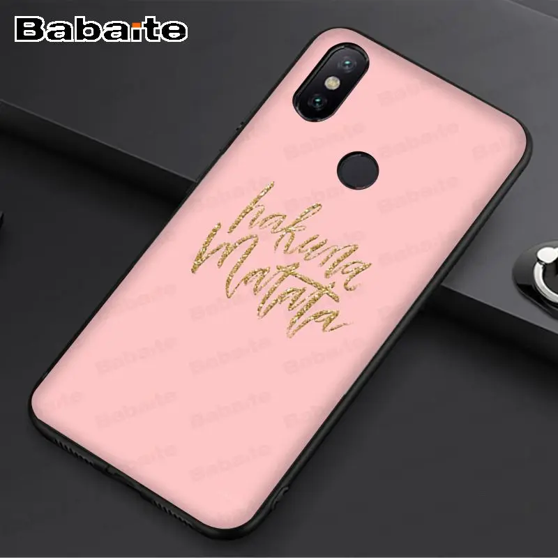 Keep clam hakuna matata The Lion King Новинка чехол для телефона Fundas чехол для redmi 7 5plus 5A 6pro 4 note5A note6pro note7 чехол - Цвет: A15