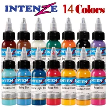 14 цветная вышивка машина Перманентный цвет татуировки пигмент татуировки чернила 30 мл Красота для тату бодиарта Красивая Татуировка Поставки
