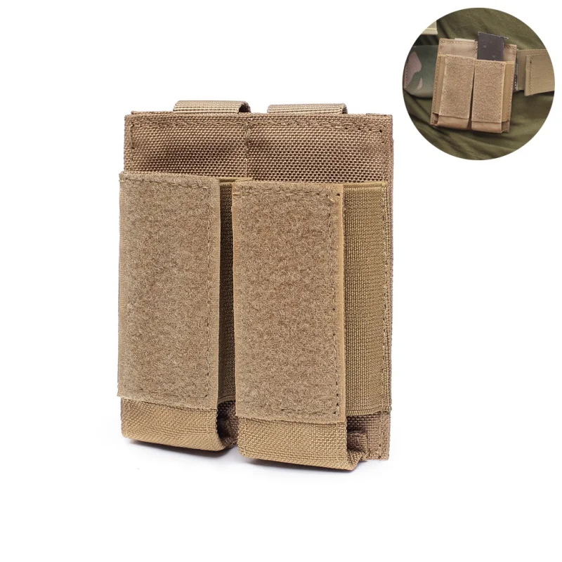 Маленькая тактическая сумка для пистолета Molle военная с двумя зажимами Glock