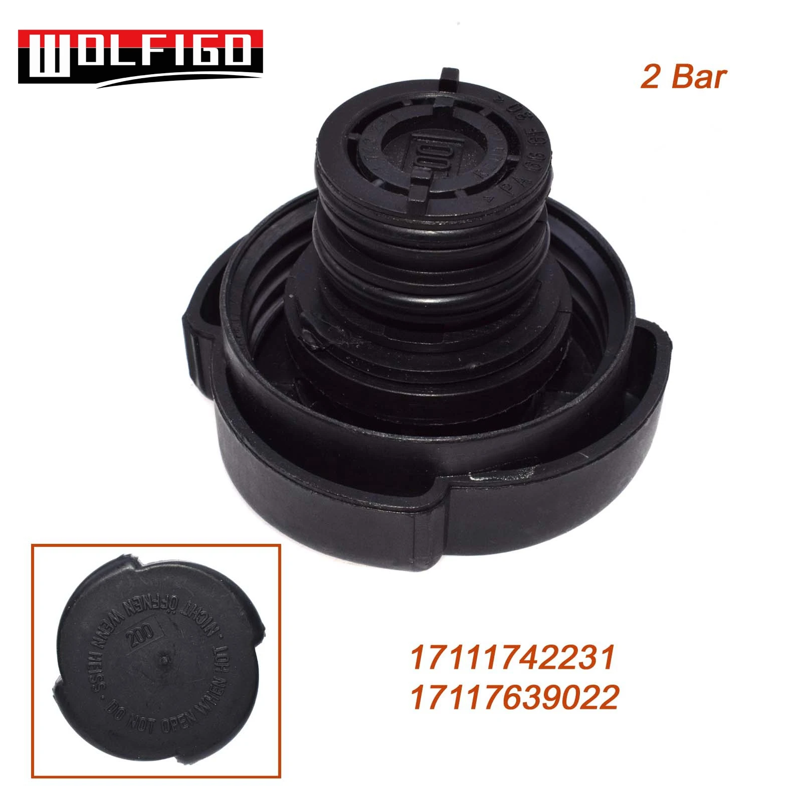 WOLFIGO Новинка для BMW E36 E46 E38 E39 E53 E83 радиатор резервуар охлаждающей жидкости крышка