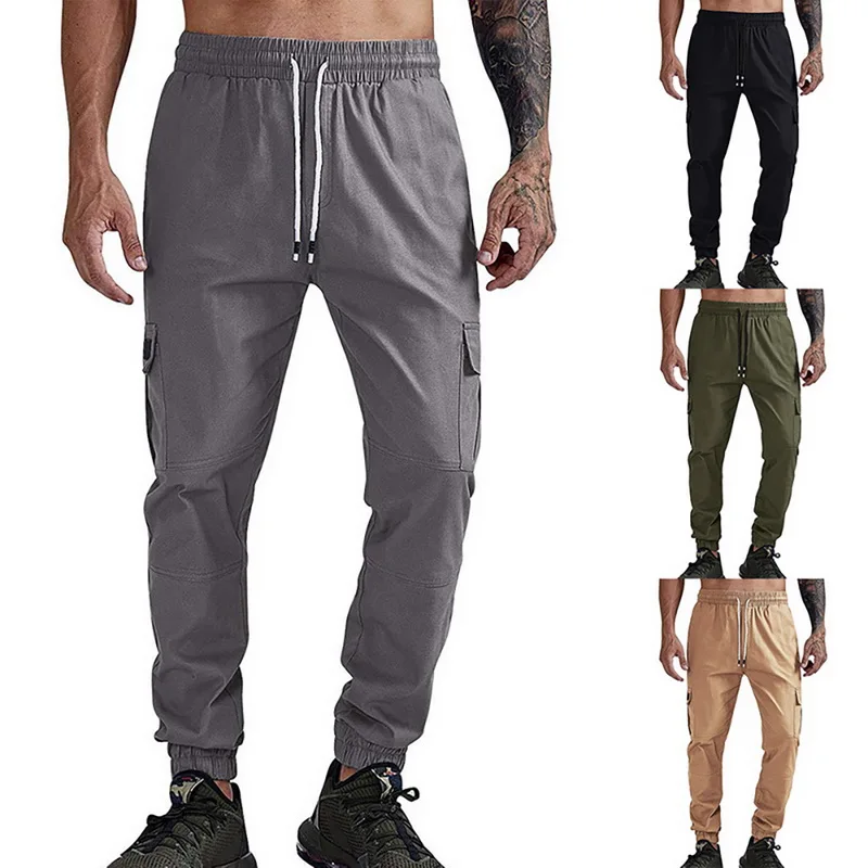 Men Pants New Fashion Men Jogger Pants Men Fitness Bodybuilding Gyms Pants For Runners Clothing Autumn Sweatpants Size 3XL