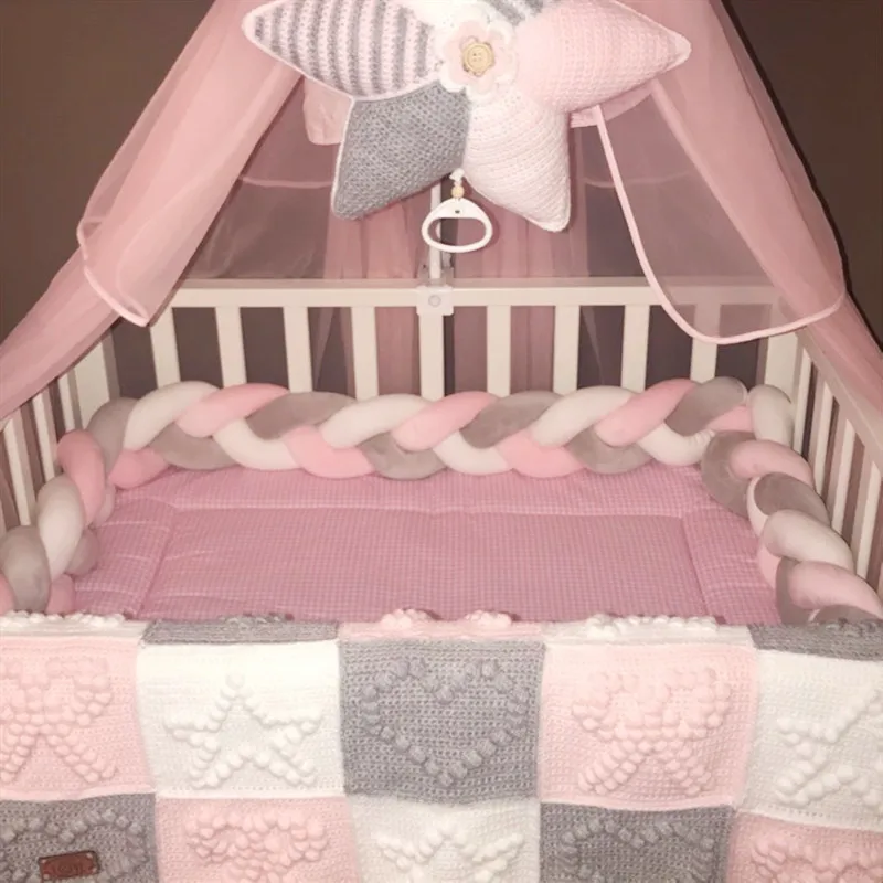 Бампер для детской кроватки Nordic 1M/2M/3M бампер младенцев мальчиков девочек детский
