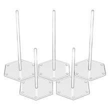 Десерт пончик Дисплей стенды еда полка украшения поставки 5 шт. акрил