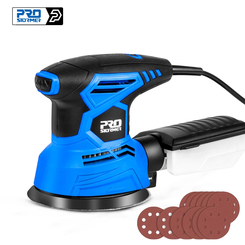 オービタルサンダー300w 電動ウッドサンダー 7スピード rpm ランダムオーダーポリッシャー 21枚のサンドペーパー Sanders Aliexpress