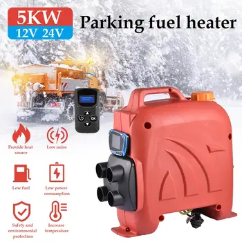 

5KW Diesel Air Heater Parking Fuel Heater for Trucks Boat Touring Car Bus 12V 24V