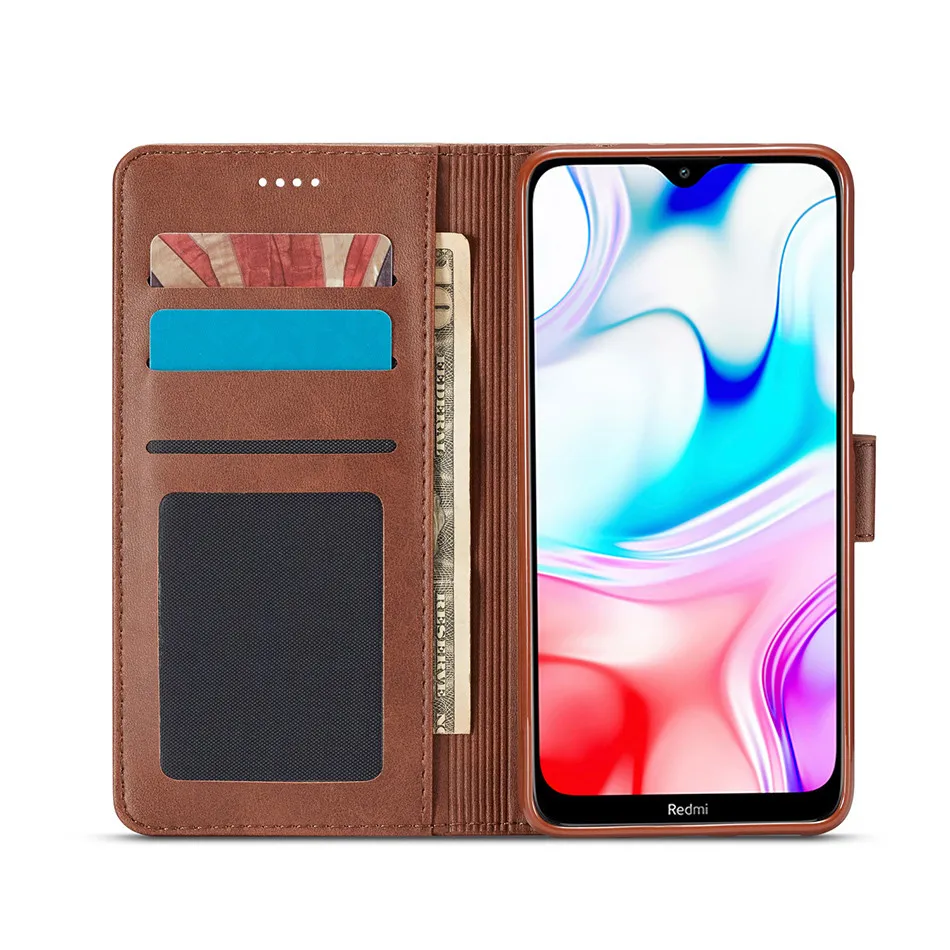 Чехол для Redmi 8, кожаный, винтажный, чехол для телефона s, для Funda Redmi 8, чехол-книжка, магнитный чехол-кошелек, чехол s для Xiaomi Redmi 8, чехол для Redmi 8