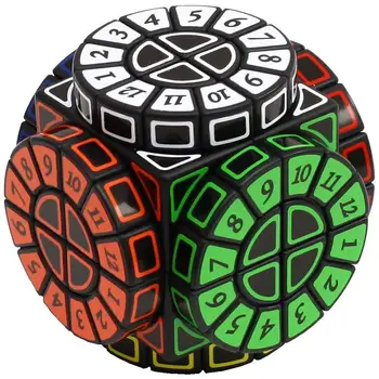 

2020 New Arrivals Time Machine Magic Cube Creative Souvenir Edition Puzzle Toy - Black