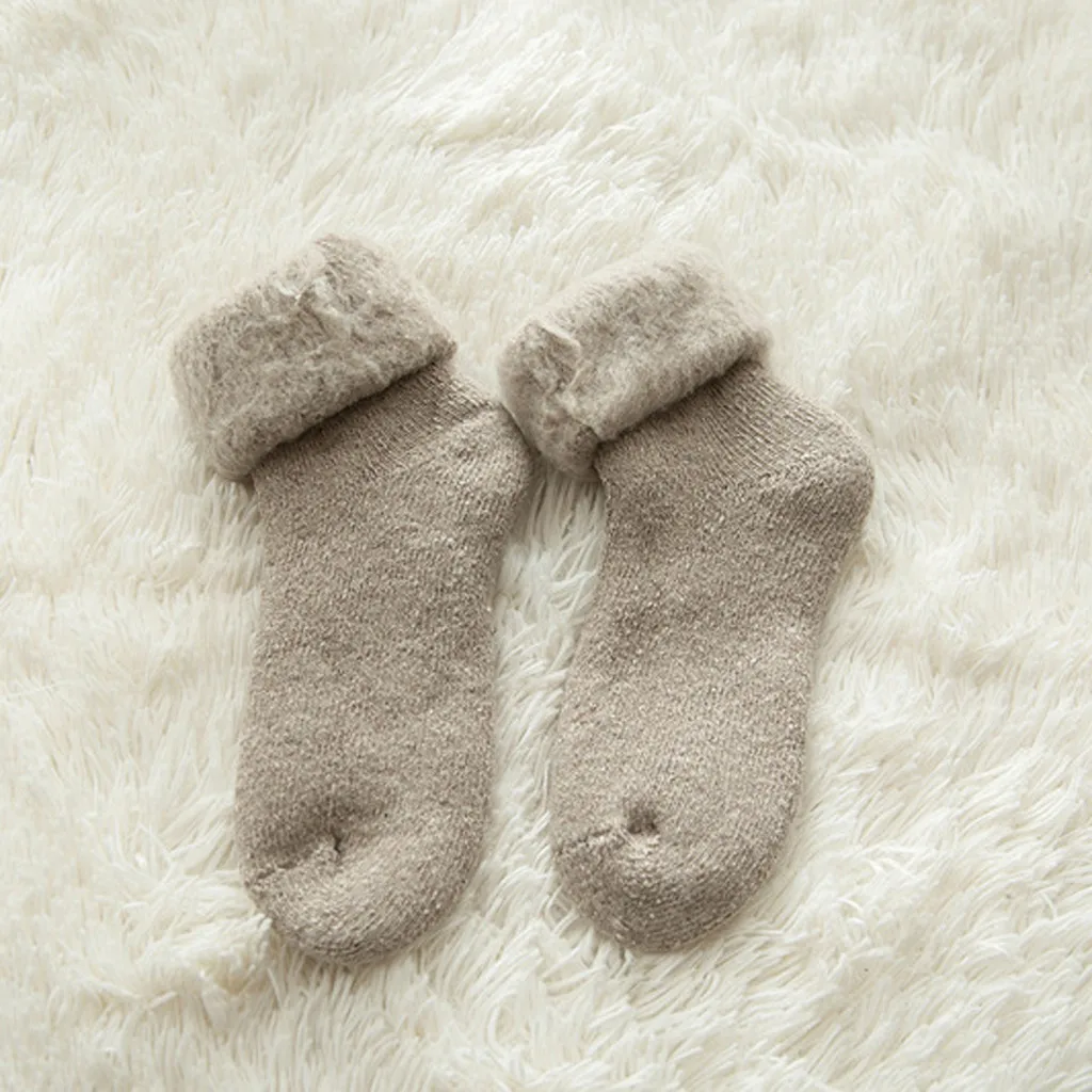 Мериносовая шерсть, зимние плюшевые теплые длинные носки, мужские толстые шерстяные полотенца, кашемировые плюшевые мягкие хлопковые носки, мужские носки, одна штука - Цвет: Khaki
