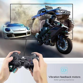 

DATA FROG 2 Pack Vibration Wired USB Game Controller Joystick Gamepad for PC Computer Laptop WinXP/Win7 8 10