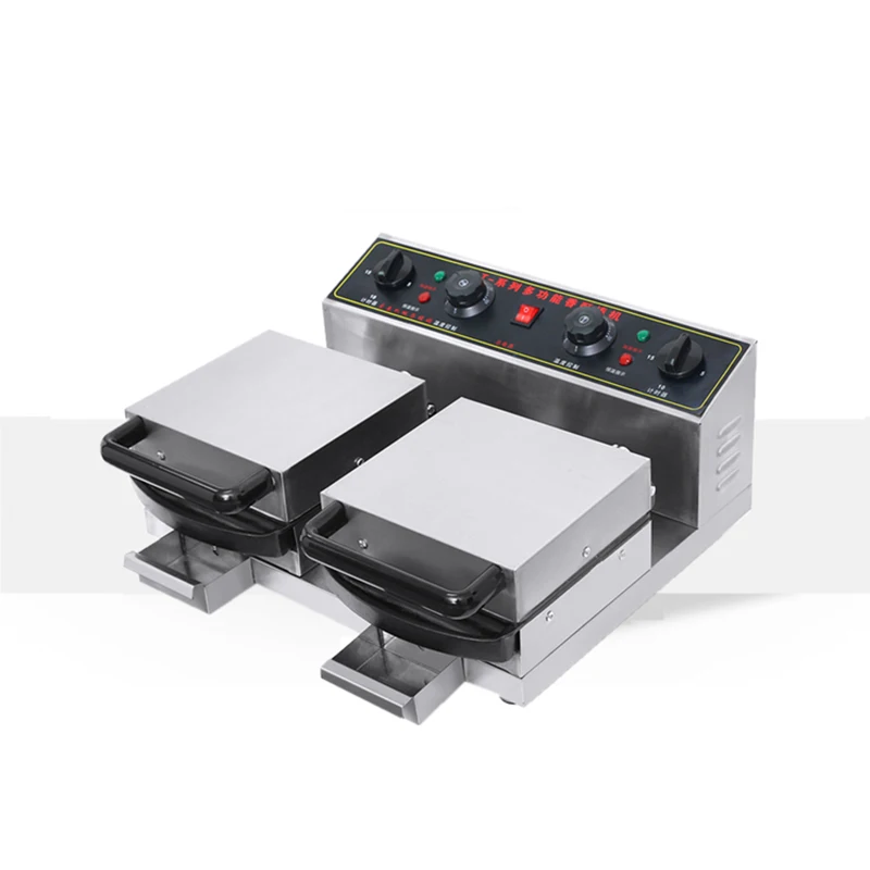 Commercial 10-Stick Hot Dog Machine Crispy Milk Stick Machine Stainless Steel Aluminum Non-Stick Bakeware 1800W 220V