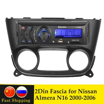 

1 Din Car Radio Fascia for NISSAN Almera (N16) 2000-2006 Stereo Fascias Dash CD Player Bezel Panel Trim Installation Frame Kit