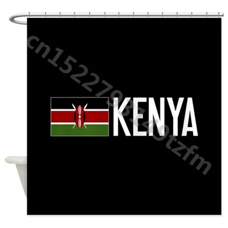 photo color Водонепроницаемый занавеска для душа s Kenya занавеска для душа принт полиэстер ткань занавеска для ванной комнаты с 12 крючками - Цвет: photo color